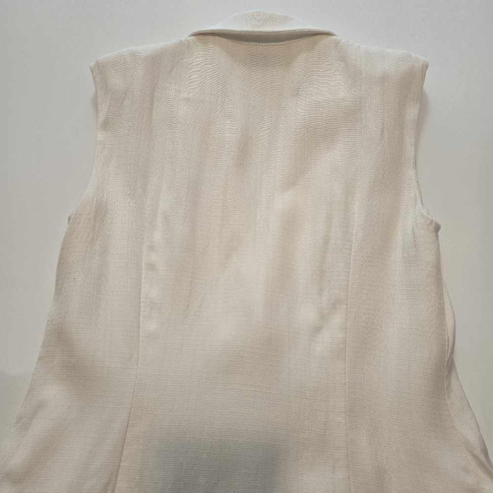 Sandro Carine Sleeveless Mini Casual Dress V-neck Sleeveless Front button - Picture 11 of 13